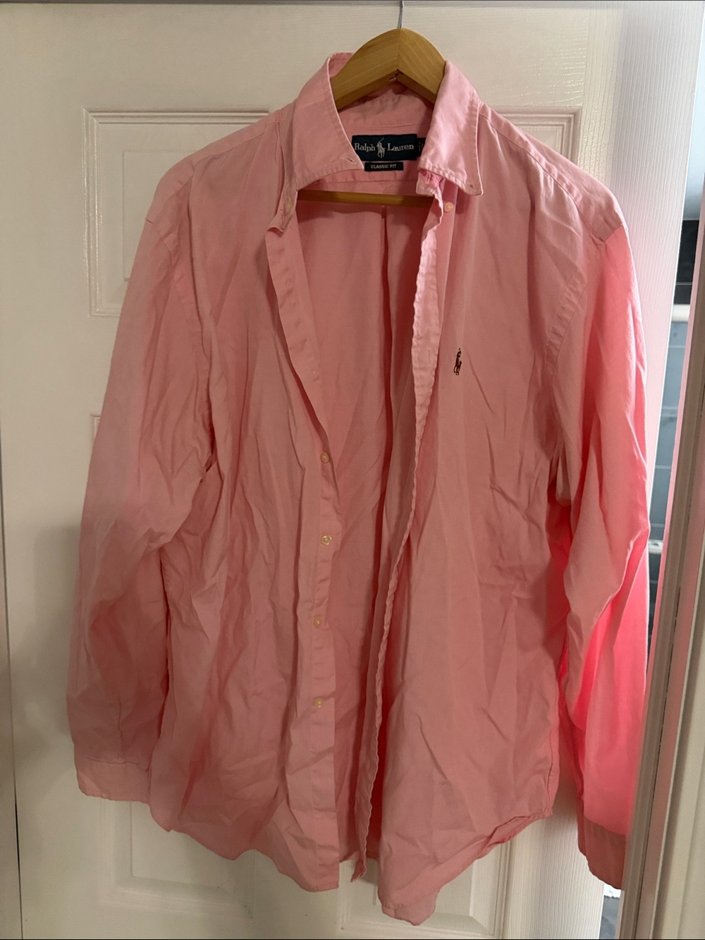 Ralph Lauren Men’s Pink Button-Down Oxford Shirt